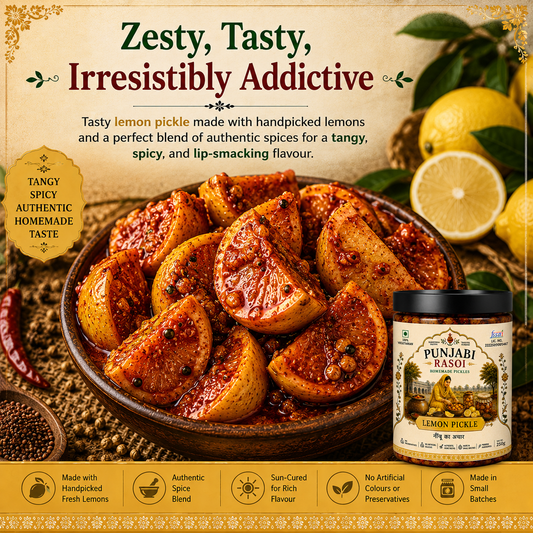 Lemon Pickle (Nimbu Ka Achar)