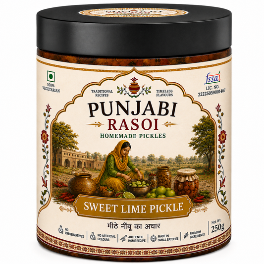 Sweet Lime Pickle (Meetha Nimbu Ka Achar)