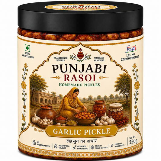 Garlic Pickle (Lehsun Ka Achar)